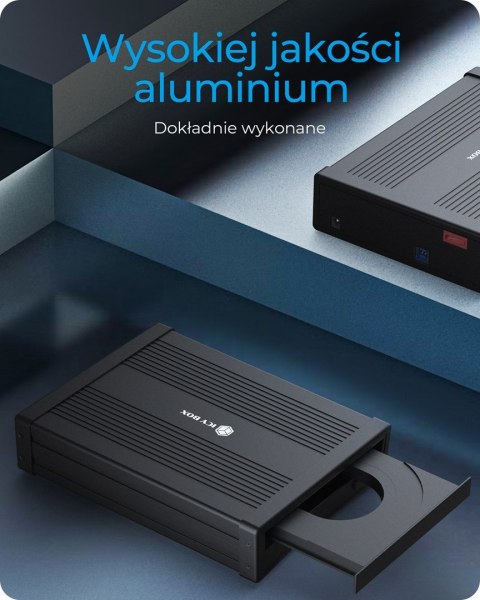 Obudowa ICY BOX IB-525-U3 5.25" SATA III USB Type-C Obudowa ICY BOX IB-525-U3 5.25" SATA III USB Type-C