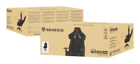 GENESIS FOTEL GAMINGOWY NITRO 650 ONYX BLACK NFG-1848 GENESIS FOTEL GAMINGOWY NITRO 650 ONYX BLACK NFG-1848