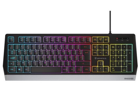 Gamingowa klawiatura dla graczy Genesis Rhod 300 RGB FR podświetlenie Gamingowa klawiatura dla graczy Genesis Rhod 300 RGB FR podświetlenie