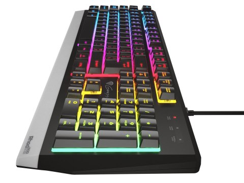 Klawiatura Gaming GENESIS RHOD 300 RGB Czarna USB Klawiatura Gaming GENESIS RHOD 300 RGB Czarna USB