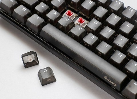 Klawiatura gamingowa Ducky One 3 Aura Black Mini Gaming, RGB LED - MX-Silent-Red Klawiatura gamingowa Ducky One 3 Aura Black Mini Gaming, RGB LED - MX-Silent-Red