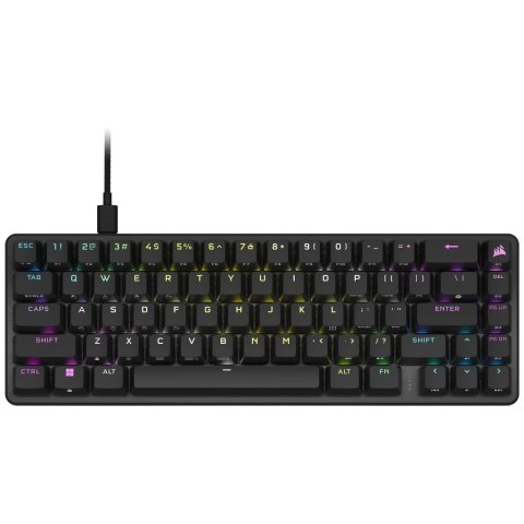 Corsair K65 PRO MINI klawiatura Gaming USB QWERTZ Niemiecki Czarny Corsair K65 PRO MINI klawiatura Gaming USB QWERTZ Niemiecki Czarny