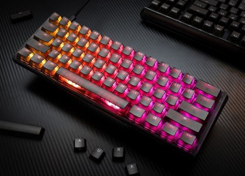 Ducky One 3 Aura Mini MX Speed US klawiatura Gaming USB QWERTY Amerykański międzynarodowy Czarny Ducky One 3 Aura Mini MX Speed US klawiatura Gaming USB QWERTY Amerykański międzynarodowy Czarny