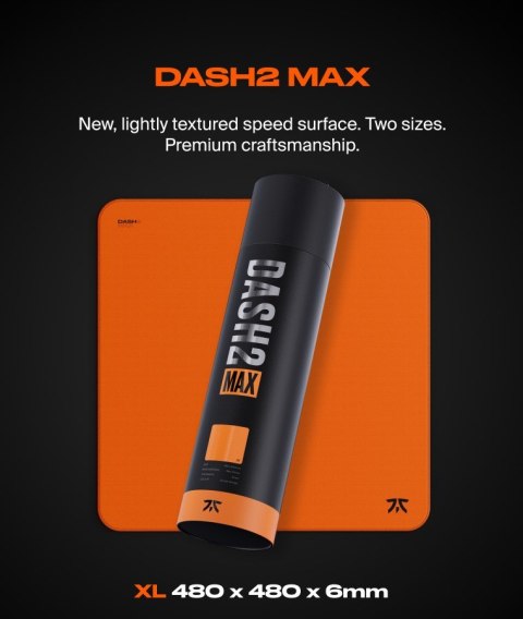 Fnatic DASH2 MAX Podkładka dla graczy Pomarańczowy Fnatic DASH2 MAX Podkładka dla graczy Pomarańczowy