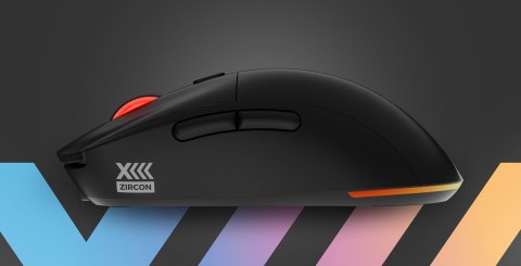 GENESIS Zircon XIII myszka Gaming Oburęczny RF Wireless + USB Type-C Optyczny 26000 DPI GENESIS Zircon XIII myszka Gaming Oburęczny RF Wireless + USB Type-C Optyczny 26000 DPI