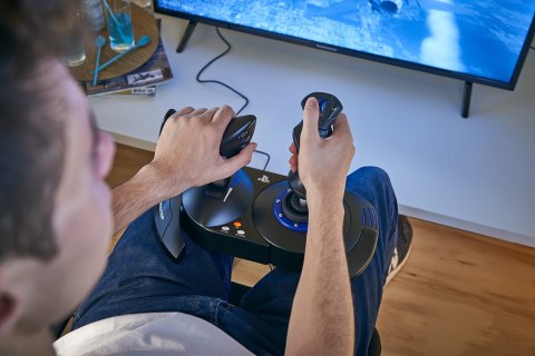 Joystick THRUSTMASTER T-FLIGHT Hotas 4 Official 4160664 (PC, PS4; kolor czarny) Joystick THRUSTMASTER T-FLIGHT Hotas 4 Official 4160664 (PC, PS4; kolor czarny)