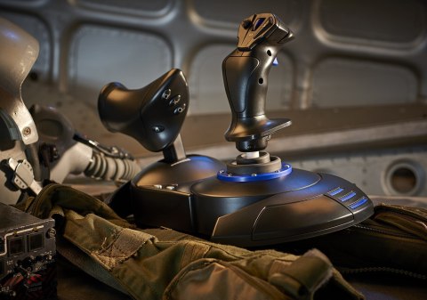 Joystick THRUSTMASTER T-FLIGHT Hotas 4 Official 4160664 (PC, PS4; kolor czarny) Joystick THRUSTMASTER T-FLIGHT Hotas 4 Official 4160664 (PC, PS4; kolor czarny)