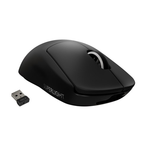 Logitech G Pro X Superlight myszka Gaming Po prawej stronie RF Wireless 25600 DPI Logitech G Pro X Superlight myszka Gaming Po prawej stronie RF Wireless 25600 DPI