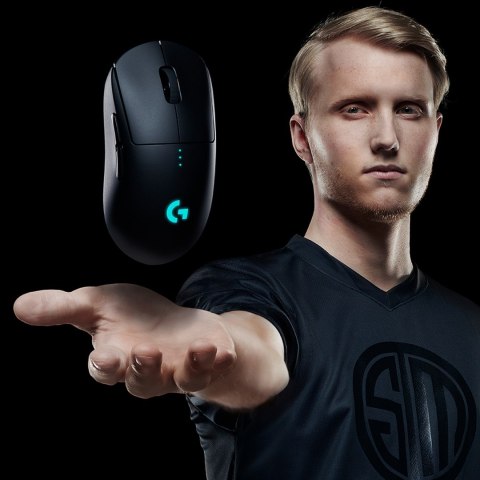 Logitech G Pro Wireless myszka Oburęczny RF Wireless Optyczny 25600 DPI Logitech G Pro Wireless myszka Oburęczny RF Wireless Optyczny 25600 DPI