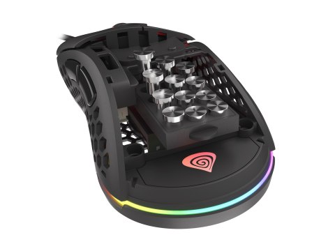 Mysz dla graczy Genesis Xenon 800 lekka 16000 DPI PMW3389 RGB Czarna gamingowa Mysz dla graczy Genesis Xenon 800 lekka 16000 DPI PMW3389 RGB Czarna gamingowa