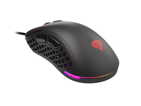 Mysz dla graczy Genesis Xenon 800 lekka 16000 DPI PMW3389 RGB Czarna gamingowa Mysz dla graczy Genesis Xenon 800 lekka 16000 DPI PMW3389 RGB Czarna gamingowa