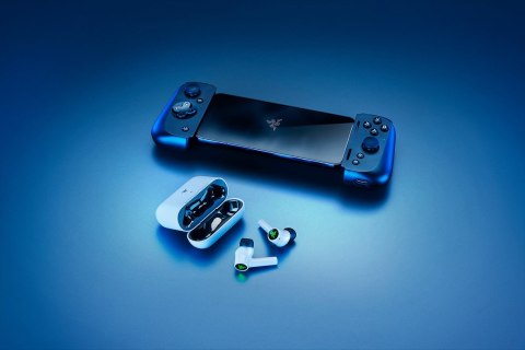 Razer Hammerhead HyperSpeed Słuchawki Bezprzewodowy Douszny Gaming Bluetooth Biały