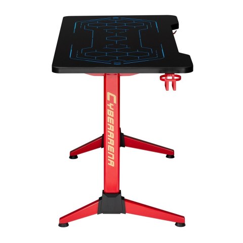 Biurko gamingowe RGB Led NanoRS, czarne, duże, 100kg max, wysokość 760mm, RS163 Biurko gamingowe RGB Led NanoRS, czarne, duże, 100kg max, wysokość 760mm, RS163