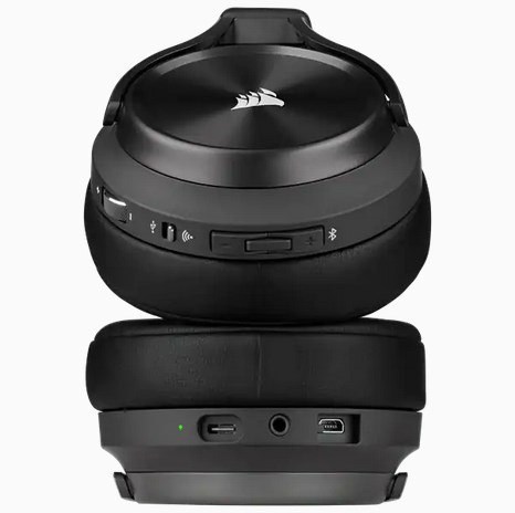 Corsair VIRTUOSO RGB Wireless XT Zestaw słuchawkowy Przewodowy i Bezprzewodowy Opaska na głowę Bluetooth Czarny Corsair VIRTUOSO RGB Wireless XT Zestaw słuchawkowy Przewodowy i Bezprzewodowy Opaska na głowę Bluetooth Czarny