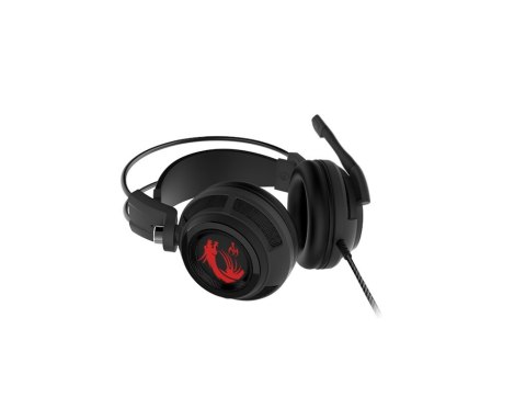 MSI DS502 Zestaw słuchawkowy Przewodowa Opaska na głowę Gaming Czarny, Czerwony MSI DS502 Zestaw słuchawkowy Przewodowa Opaska na głowę Gaming Czarny, Czerwony