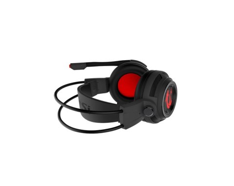 MSI DS502 Zestaw słuchawkowy Przewodowa Opaska na głowę Gaming Czarny, Czerwony MSI DS502 Zestaw słuchawkowy Przewodowa Opaska na głowę Gaming Czarny, Czerwony