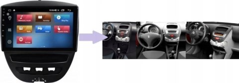 RADIO NAWIGACJA GPS CITROEN C1 2005-2014 ANDROID