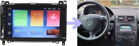 RADIO NAWIGACJA GPS MERCEDES W245, T245 A KLASA ANDROID RADIO NAWIGACJA GPS MERCEDES W245, T245 A KLASA ANDROID