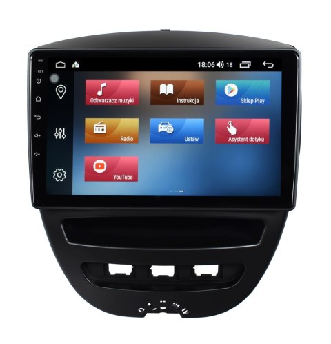 Radio nawigacja GPS Peugeot 107 2005-2014 Android Radio nawigacja GPS Peugeot 107 2005-2014 Android