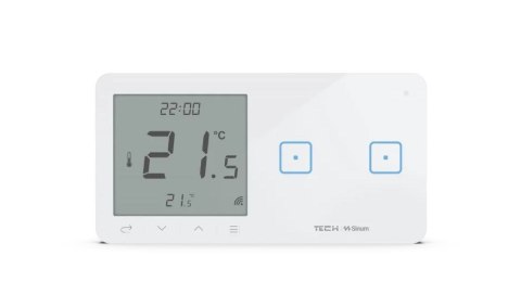 Bezprzewodowy włącznik światła podwójny z regulatorem pokojowym biały WSR-02L Tech Sterowniki Bezprzewodowy włącznik światła podwójny z regulatorem pokojowym biały WSR-02L Tech Sterowniki