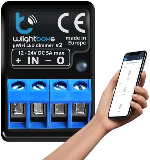 Blebox wLightBoxS Bezprzewodowy Czarny Blebox wLightBoxS Bezprzewodowy Czarny