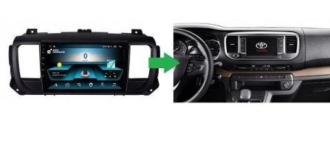 RADIO NAWIGACJA GPS TOYOTA PROACE 2016+ ANDROID RADIO NAWIGACJA GPS TOYOTA PROACE 2016+ ANDROID