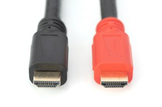 ASSMANN KABEL POŁ. ZE WZAMAC. HDMI HIGHSPEED 1.4 ETH. TYP HDMI A/HDMI A M/M CZARNY 10M AK-330118-100-S