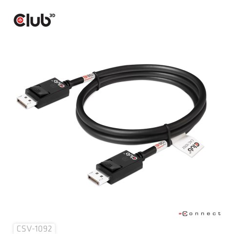 CLUB3D CAC-1092 kabel DisplayPort 1,6 m Czarny CLUB3D CAC-1092 kabel DisplayPort 1,6 m Czarny