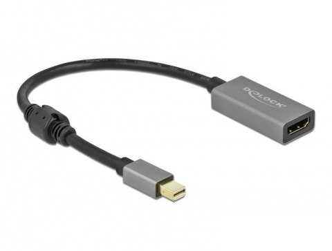 DeLOCK 66570 adapter kablowy 0,2 m Mini DisplayPort HDMI Typu A (Standard) Czarny, Szary DeLOCK 66570 adapter kablowy 0,2 m Mini DisplayPort HDMI Typu A (Standard) Czarny, Szary