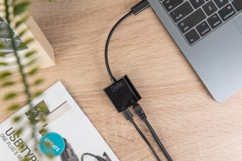 Digitus Adapter USB Type-C™ Gigabit Ethernet z obsługą Power Delivery Digitus Adapter USB Type-C™ Gigabit Ethernet z obsługą Power Delivery