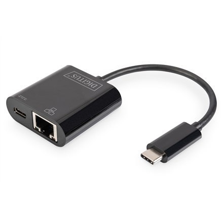 Digitus Adapter USB Type-C™ Gigabit Ethernet z obsługą Power Delivery Digitus Adapter USB Type-C™ Gigabit Ethernet z obsługą Power Delivery