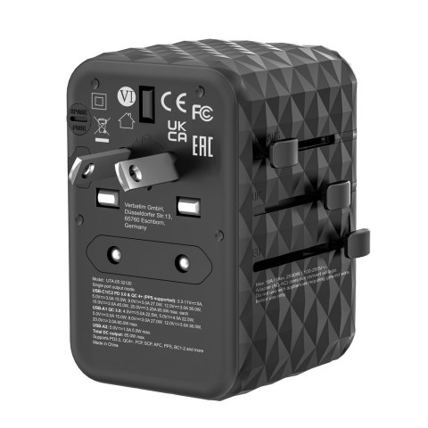 GAN III UNI.TR.CHARG UTA-05 65W/2XUSB-C QC 4+ /2 XUSB-A GAN III UNI.TR.CHARG UTA-05 65W/2XUSB-C QC 4+ /2 XUSB-A