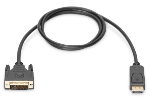Kabel Assmann AK-340301-020-S (DisplayPort M - DVI-D M; 2m; kolor czarny) Kabel Assmann AK-340301-020-S (DisplayPort M - DVI-D M; 2m; kolor czarny)