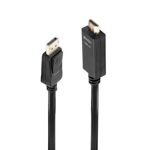 Lindy 36922 adapter kablowy 2 m DisplayPort HDMI Typu A (Standard) Czarny Lindy 36922 adapter kablowy 2 m DisplayPort HDMI Typu A (Standard) Czarny