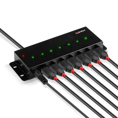 Lindy 42794 huby i koncentratory USB 2.0 Type-B 480 Mbit/s Czarny Lindy 42794 huby i koncentratory USB 2.0 Type-B 480 Mbit/s Czarny
