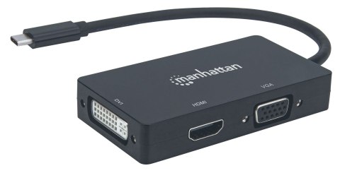 Manhattan 152983 zewnętrzna karta graficzna usb 3840 x 2160 px Czarny Manhattan 152983 zewnętrzna karta graficzna usb 3840 x 2160 px Czarny
