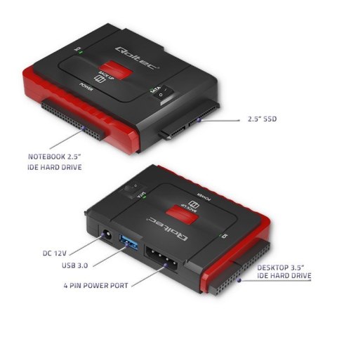 QOLTEC ADAPTER USB 3.0 DO IDE | SATA III QOLTEC ADAPTER USB 3.0 DO IDE | SATA III