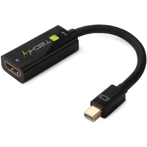 Techly IADAP MDP-HDMIF8K adapter kablowy Mini DisplayPort HDMI Czarny Techly IADAP MDP-HDMIF8K adapter kablowy Mini DisplayPort HDMI Czarny