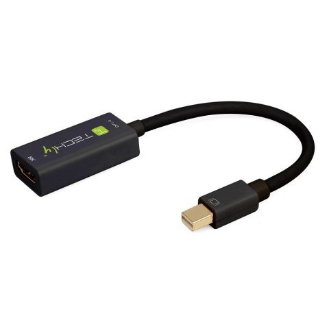 Techly IADAP MDP-HDMIF8K adapter kablowy Mini DisplayPort HDMI Czarny Techly IADAP MDP-HDMIF8K adapter kablowy Mini DisplayPort HDMI Czarny