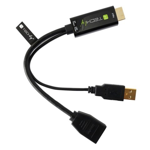 Techly ICOC HDMI-DP12A konwerter sygnału wideo 4096 x 2160 px