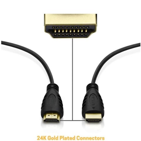 Techly ICOC HDMI2-4-090 kabel HDMI 9 m HDMI Typu A (Standard) Czarny Techly ICOC HDMI2-4-090 kabel HDMI 9 m HDMI Typu A (Standard) Czarny