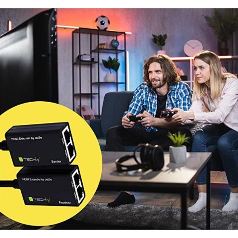 Techly IDATA EXT-E30D rozgałęziacz telewizyjny HDMI Techly IDATA EXT-E30D rozgałęziacz telewizyjny HDMI