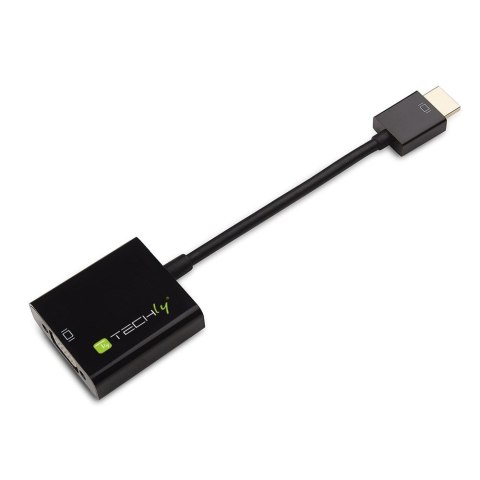 Techly IDATA HDMI-VGA4 adapter kablowy VGA (D-Sub) HDMI Type C (Mini) Czarny Techly IDATA HDMI-VGA4 adapter kablowy VGA (D-Sub) HDMI Type C (Mini) Czarny