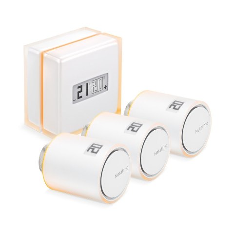 Zestaw: termostat + 3 zawory Netatmo NBU-NTH-NAV Zestaw: termostat + 3 zawory Netatmo NBU-NTH-NAV