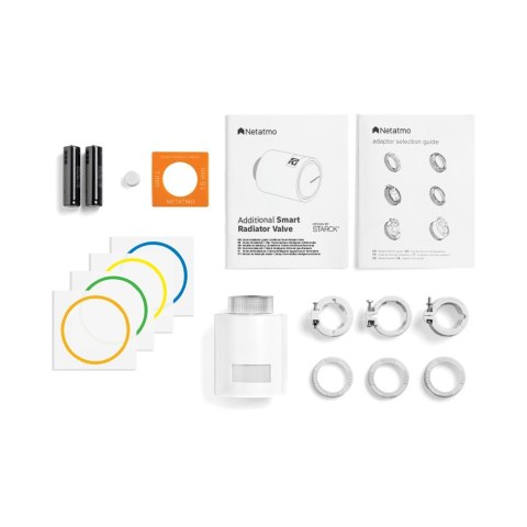 Zestaw: termostat + 3 zawory Netatmo NBU-NTH-NAV Zestaw: termostat + 3 zawory Netatmo NBU-NTH-NAV