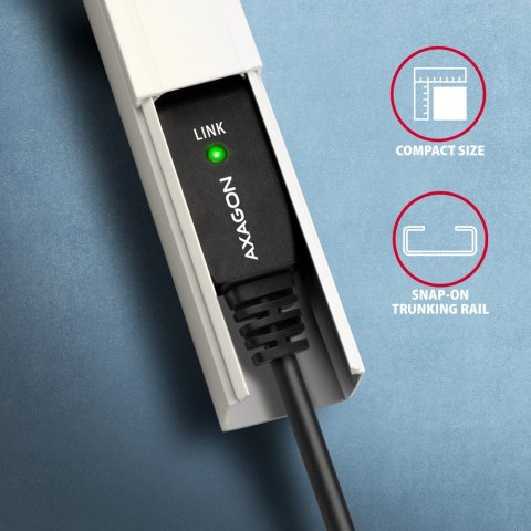 Axagon ADR-220B USB 2.0 A-M -> B-M active connecting/repeater cable 20m - Kabel - Digital/Daten kabel USB USB A USB B Czarny Axagon ADR-220B USB 2.0 A-M -> B-M active connecting/repeater cable 20m - Kabel - Digital/Daten kabel USB USB A USB B Czarny