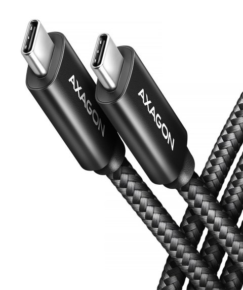 Axagon BUCM4X-CM10AB kabel USB USB 3.2 Gen 2x2 1 m USB C Czarny Axagon BUCM4X-CM10AB kabel USB USB 3.2 Gen 2x2 1 m USB C Czarny