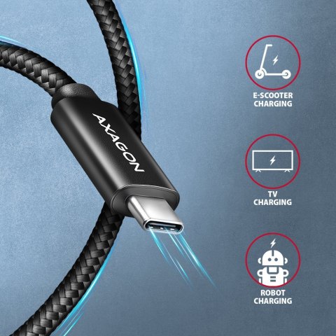 Axagon BUCM4X-CM10AB kabel USB USB 3.2 Gen 2x2 1 m USB C Czarny Axagon BUCM4X-CM10AB kabel USB USB 3.2 Gen 2x2 1 m USB C Czarny