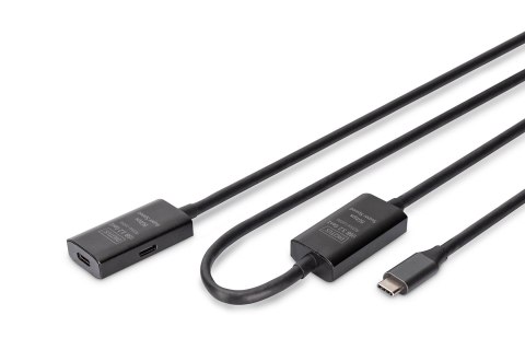Digitus Aktywny przedłużacz USB 3.2 Gen1 5G, USB-C - USB-C, 10 m Digitus Aktywny przedłużacz USB 3.2 Gen1 5G, USB-C - USB-C, 10 m