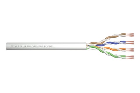 Digitus Kabel typu linka kat.5e, U/UTP, AWG 26/7, PVC, 305m, szary, karton Digitus Kabel typu linka kat.5e, U/UTP, AWG 26/7, PVC, 305m, szary, karton